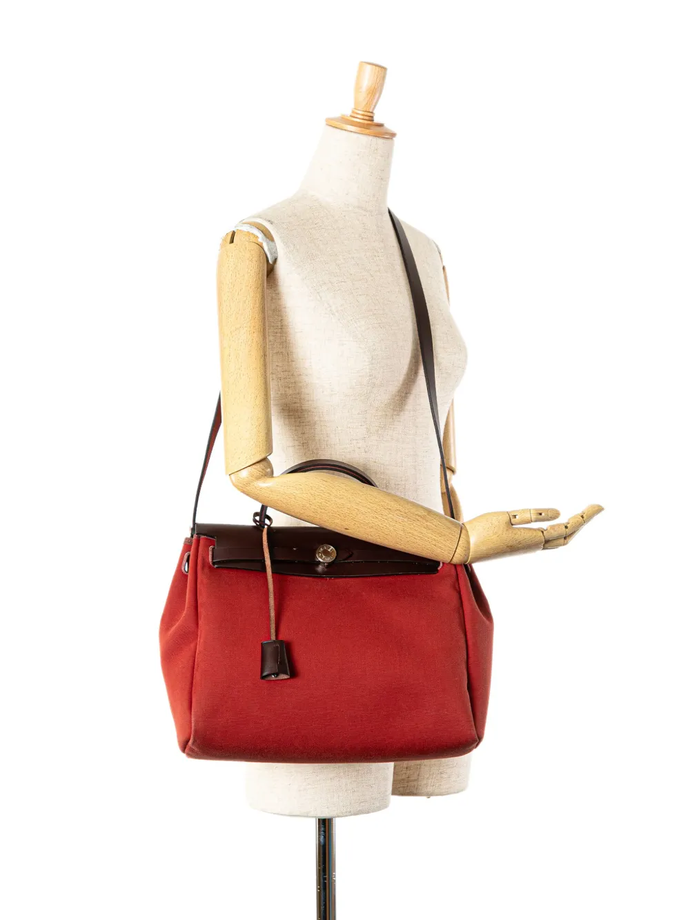 Hermès Pre-Owned 2022 Toile Herbag Zip 31 boekentas - Rood