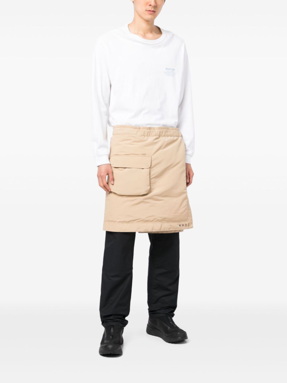 White Mountaineering wrap cargo shorts - Neutrals