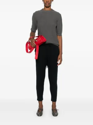 Pantalon De Jogging NILI LOTAN PARIS En Cachemire - Crop Beige, Taille S, Neuf Avec étiquettes