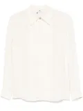Elisabetta Franchi georgette shirt - Neutrals