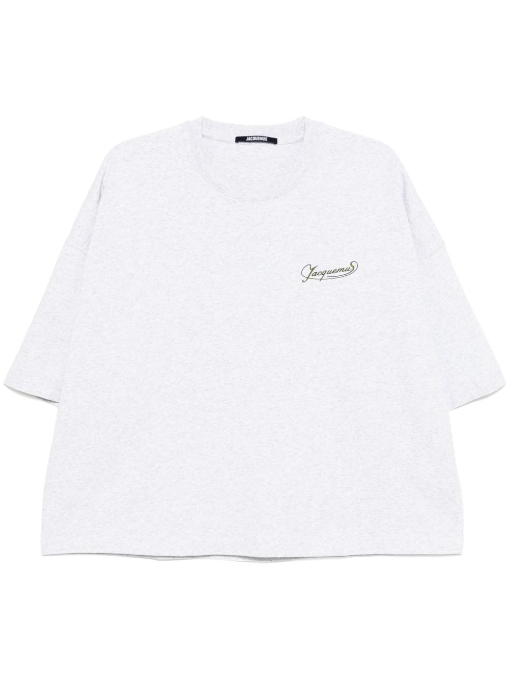 Jacquemus logo-embroidered t-shirt - White