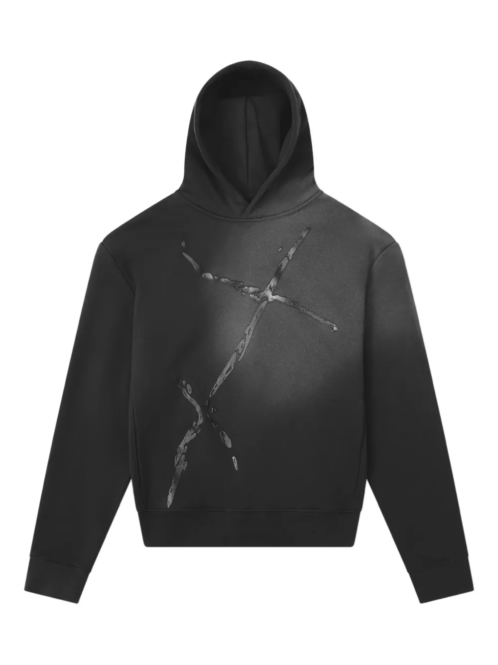 HELIOT EMIL sudadera con capucha y logo gráfico | negro | Image 1