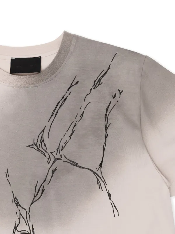 【関税込み】HELIOT EMIL ベージュ Fluxus Tシャツ HELIOT EMIL Fluxus T-shirt | Neutrals | FARFETCH