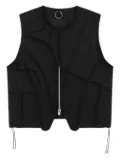HELIOT EMIL quilted gilet - Black