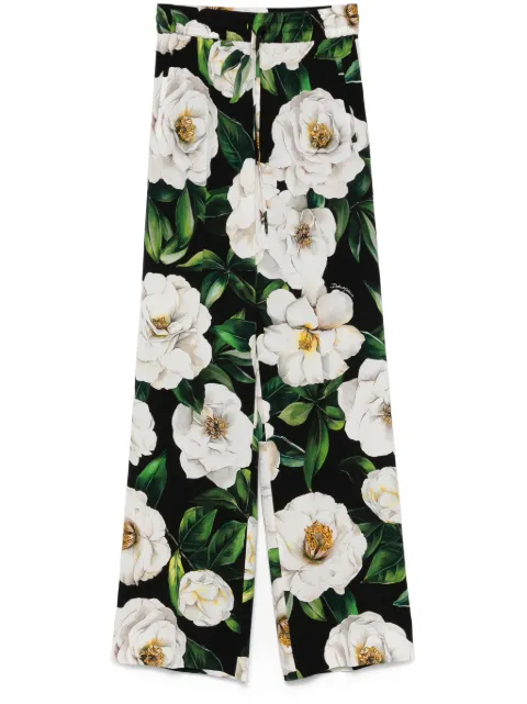 Dolce & Gabbana floral-print trousers