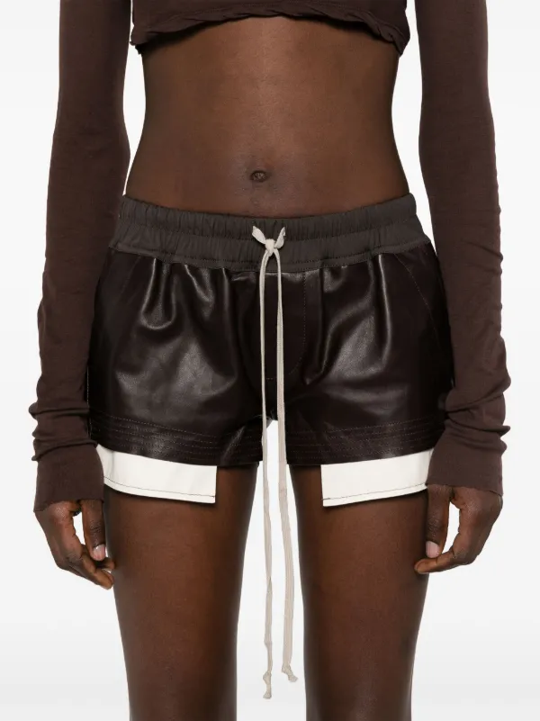 Rick Owens Fog Shorts | Brown | FARFETCH