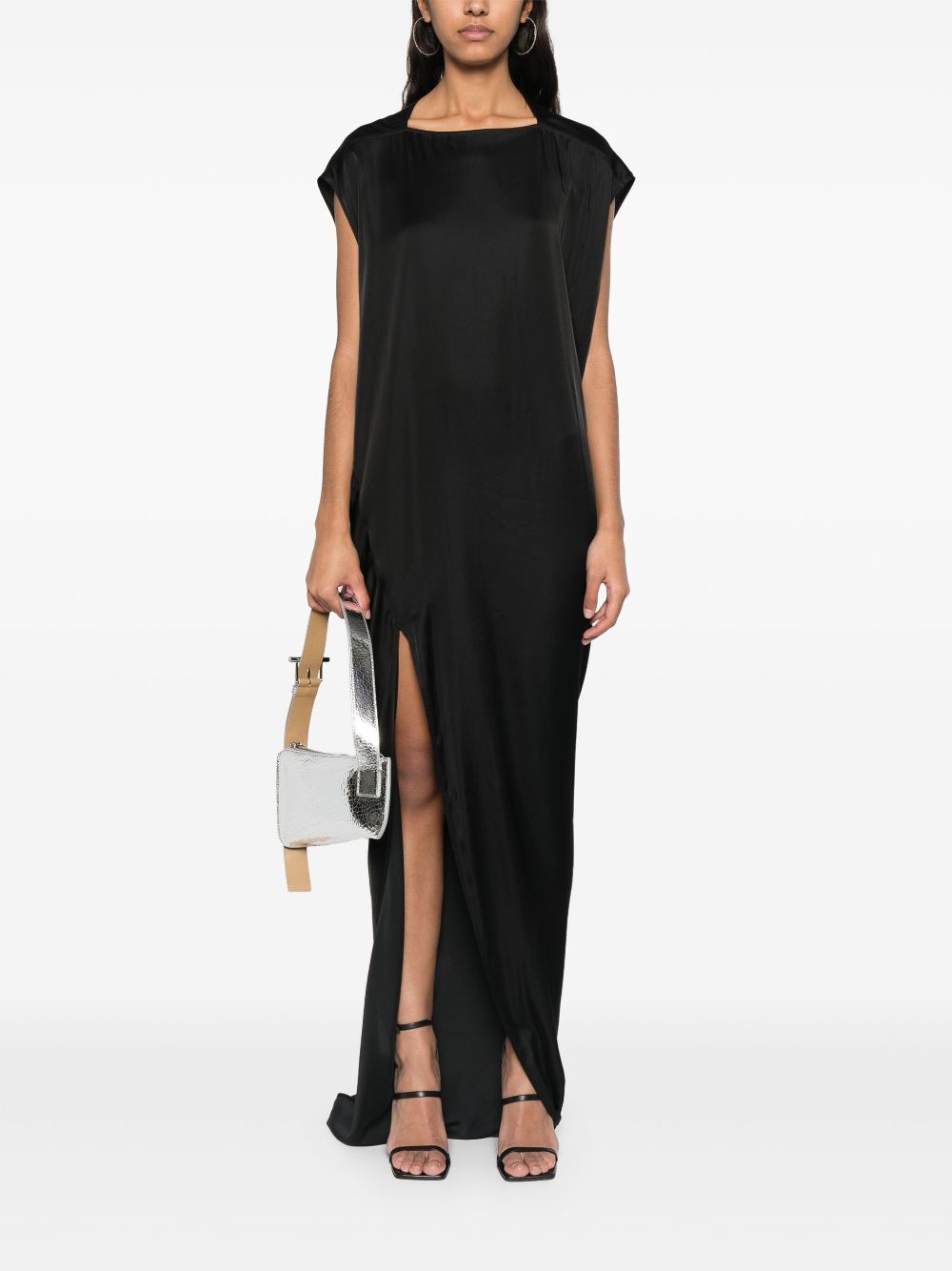 Rick Owens EDFU T maxi-jurk - Zwart