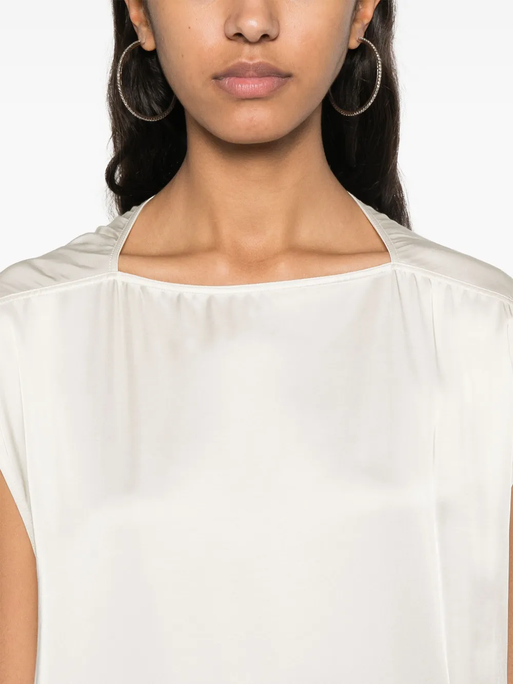 Rick Owens EDFU T maxi-jurk Wit