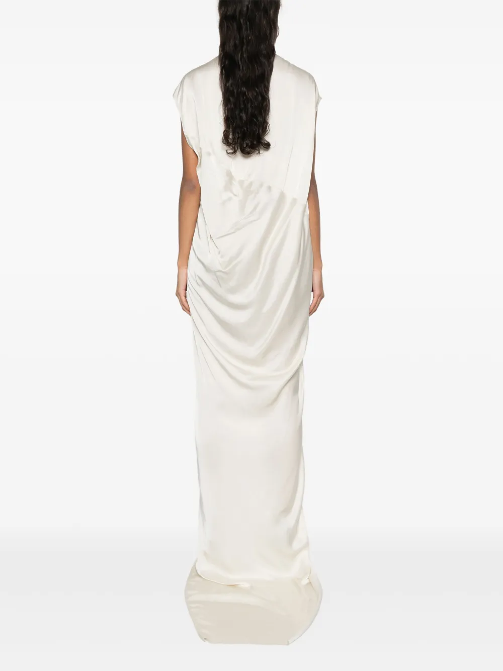 Rick Owens EDFU T maxi-jurk Wit