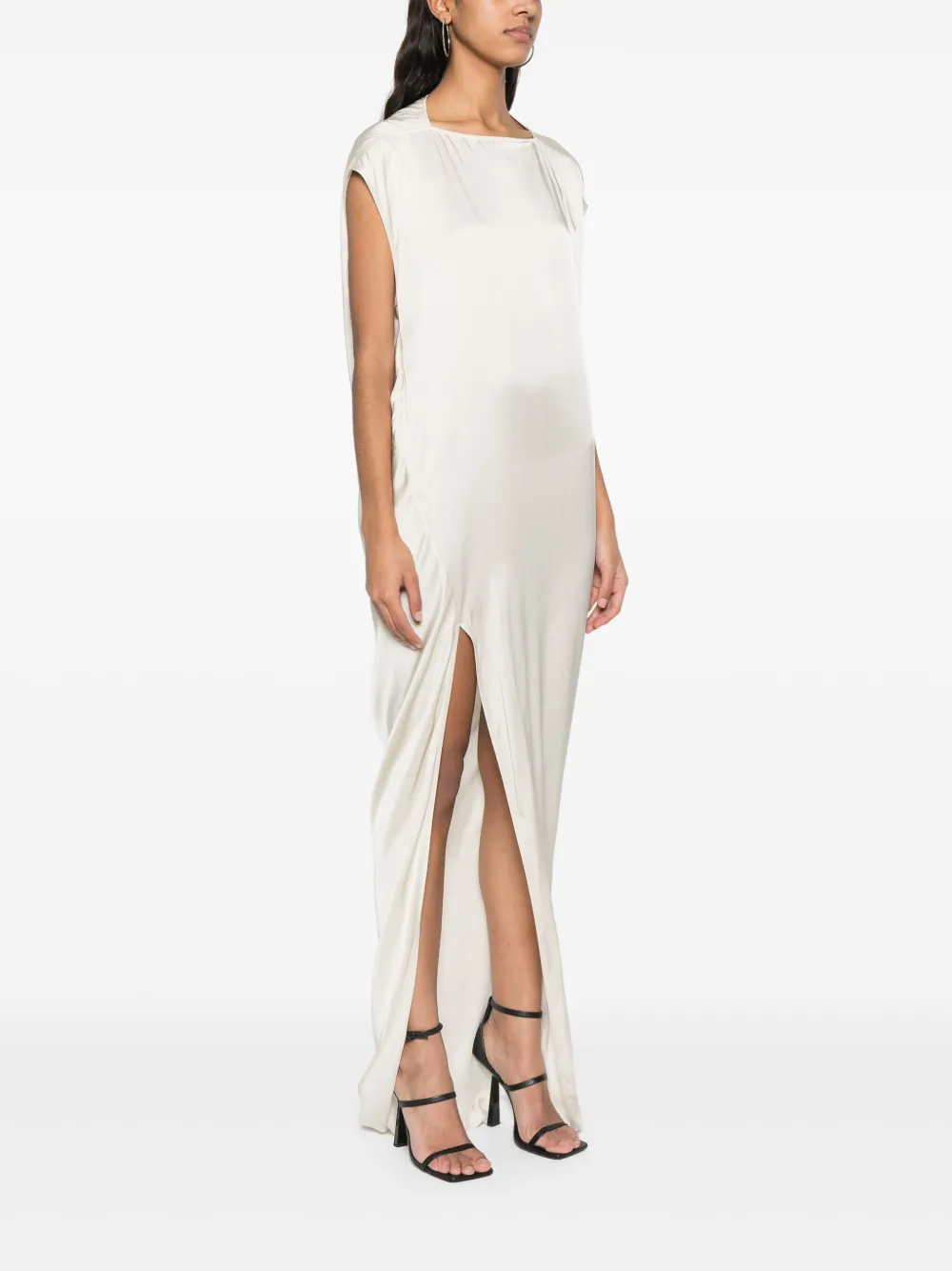 Rick Owens EDFU T maxi-jurk Wit