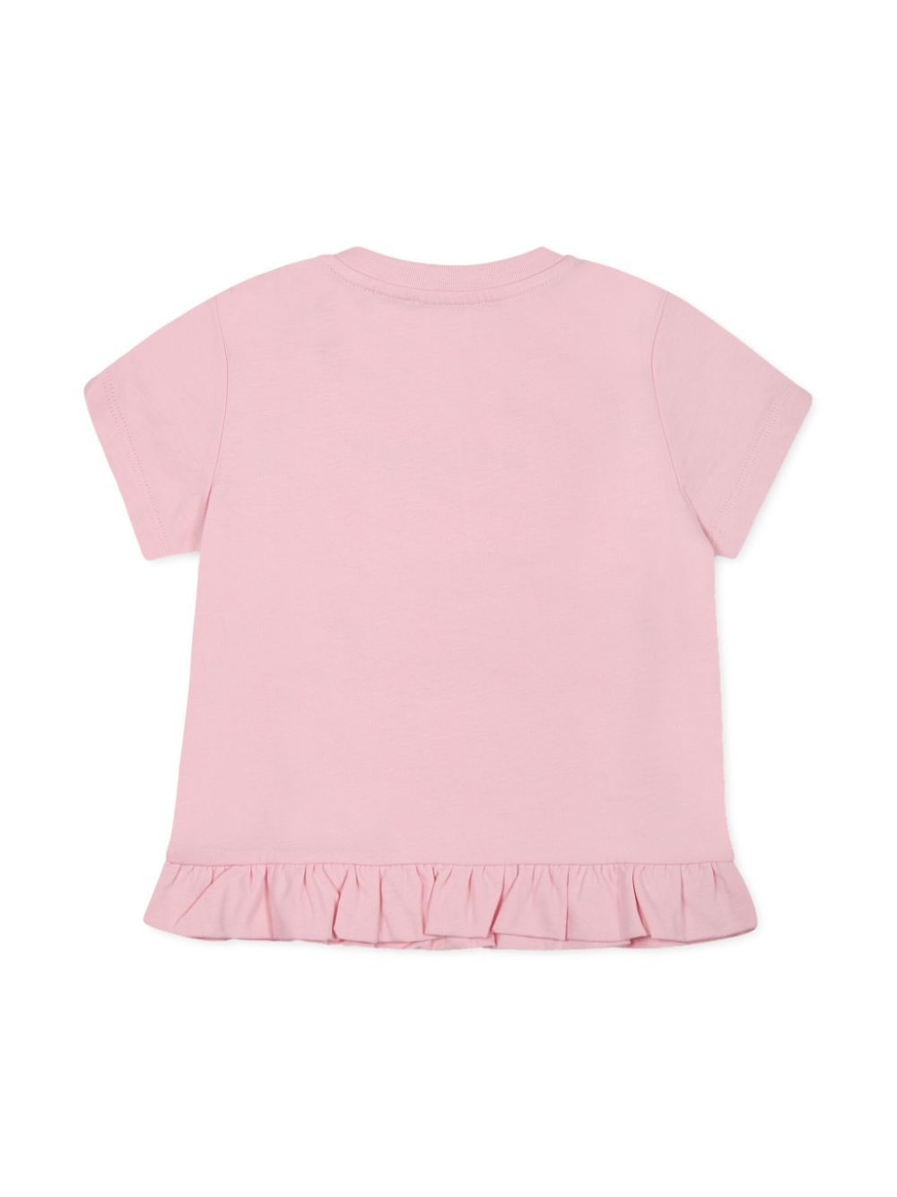 Balmain Kids logo-print T-shirt - Roze