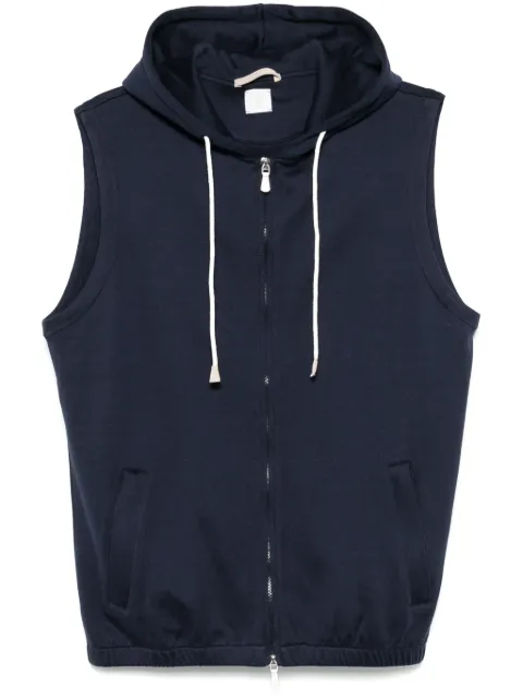 Eleventy sleeveless hoodie