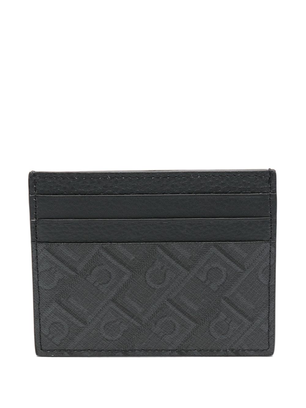 monogram-print card slots