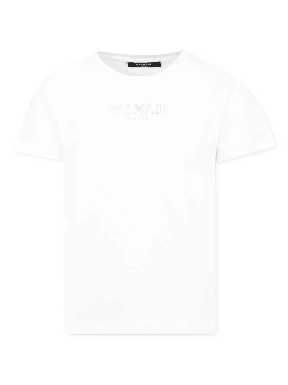 Balmain Kids logo-embellished T-shirt - White