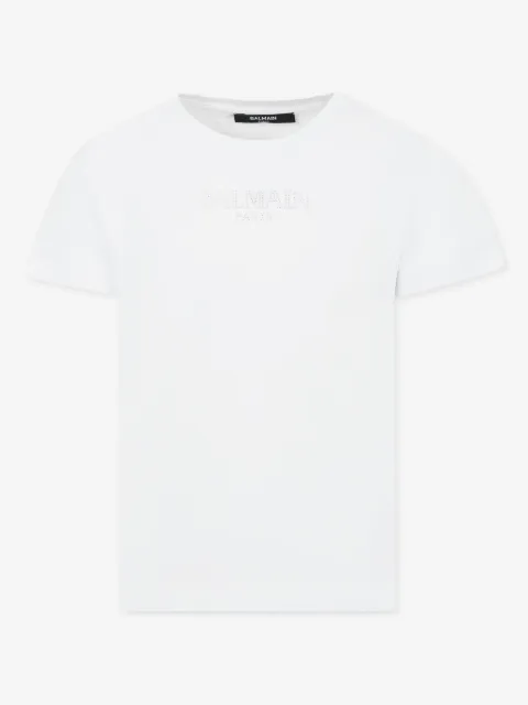 Balmain Kids logo-embellished T-shirt 