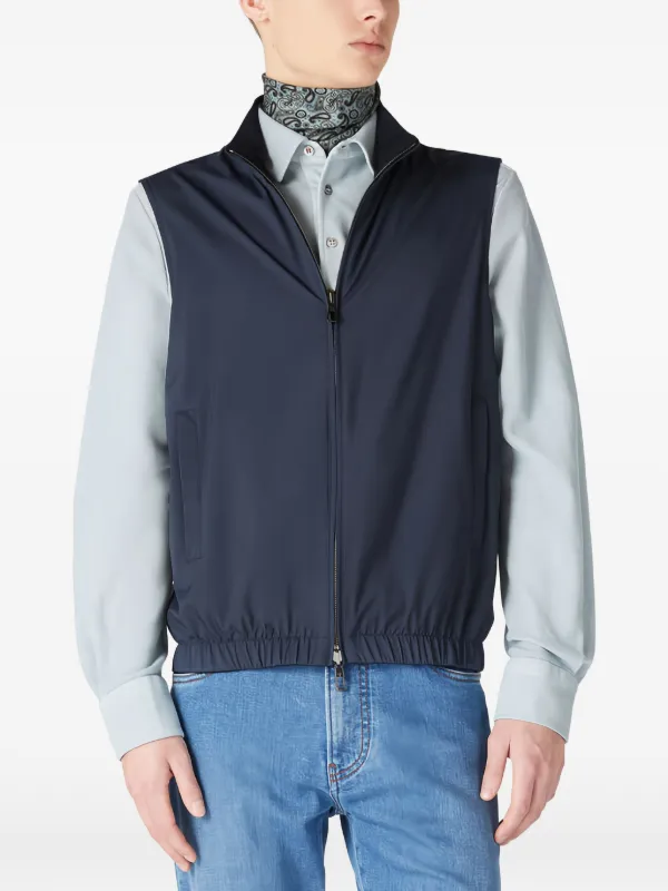 Loro Piana Reversible Vest in Blue