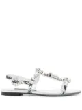 Dolce & Gabbana crystal-embellished sandals - Silver