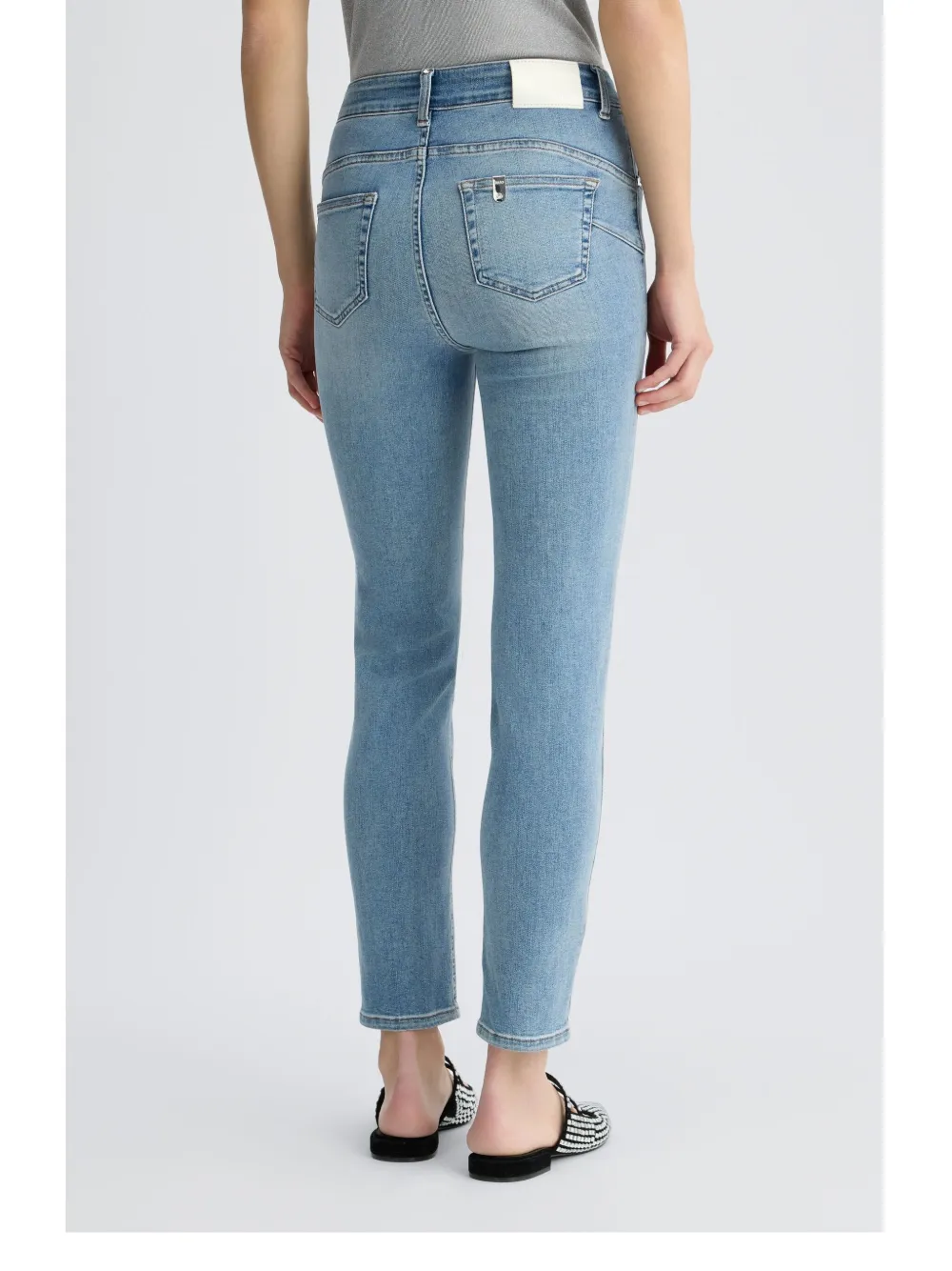 Shop Liu •jo High-waisted Skinny Jeans In Blue