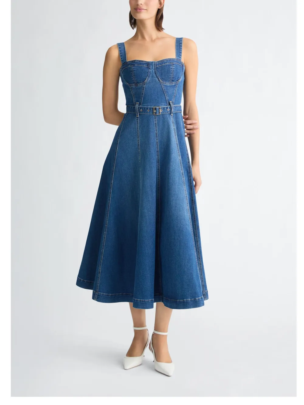 LIU JO Jurk met bustiere Blauw