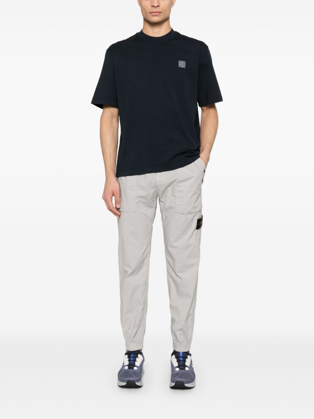 Stone Island Compass-badge trousers - Grijs