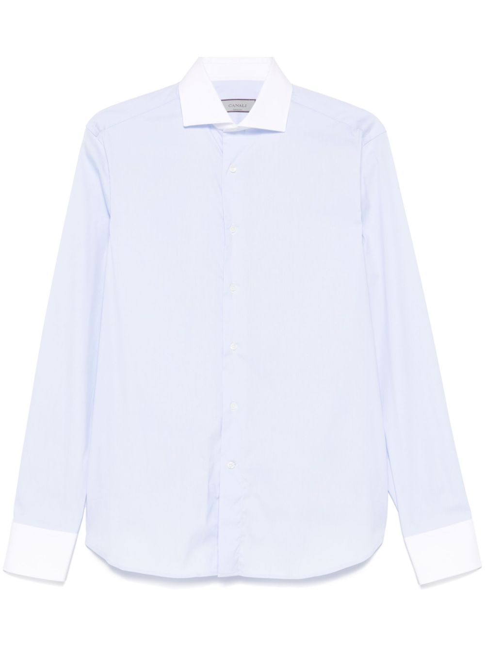 spread-collar shirt