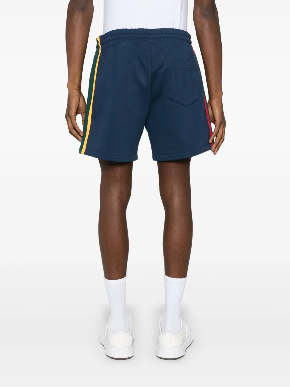 Casablanca Shorts met colourblocking Blauw