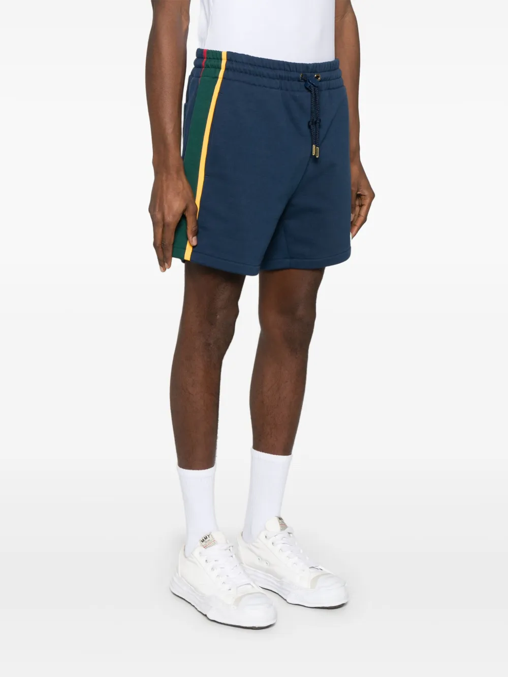 Casablanca Shorts met colourblocking Blauw