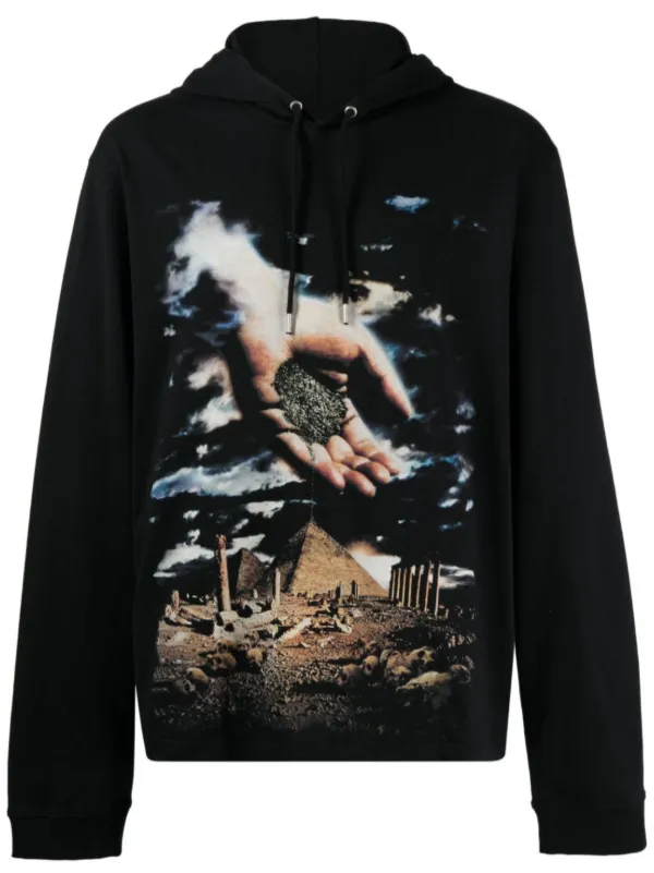 Rabanne X Kimura Tsunehisa Graphic-print Hoodie in Black