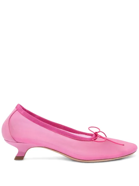 Simone Rocha zapatillas estilo ballet con tacón de 38mm