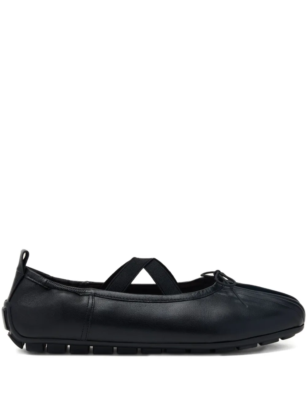 Simone Rocha Grip Cross-strap Ballet Flats In Black