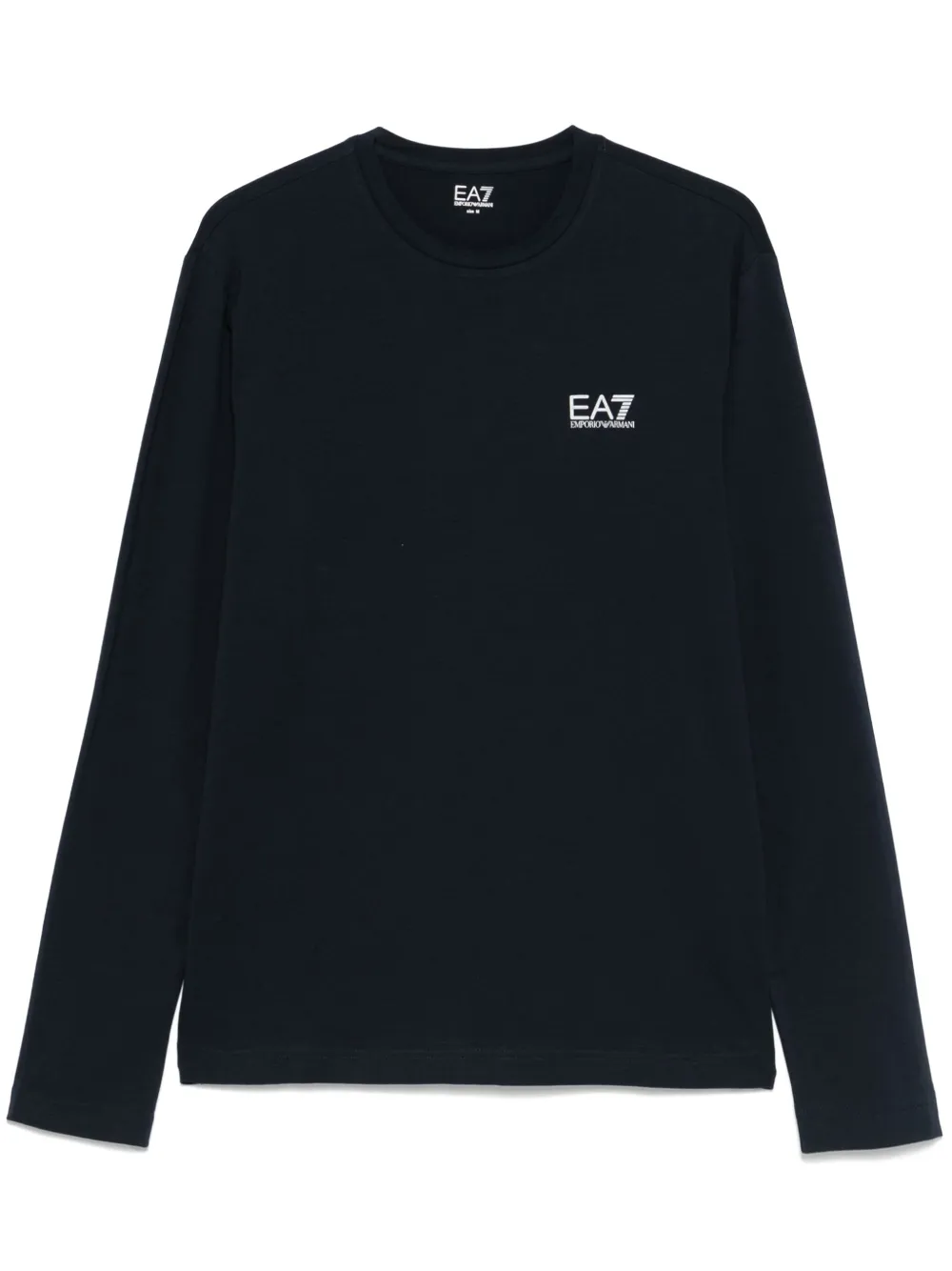 Ea7 Emporio Armani T-shirt met logoprint Blauw