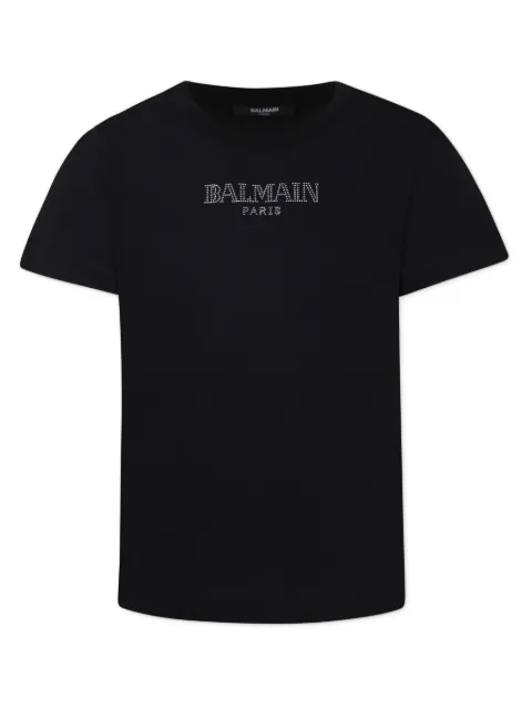 Balmain Kids logo-embellished T-shirt