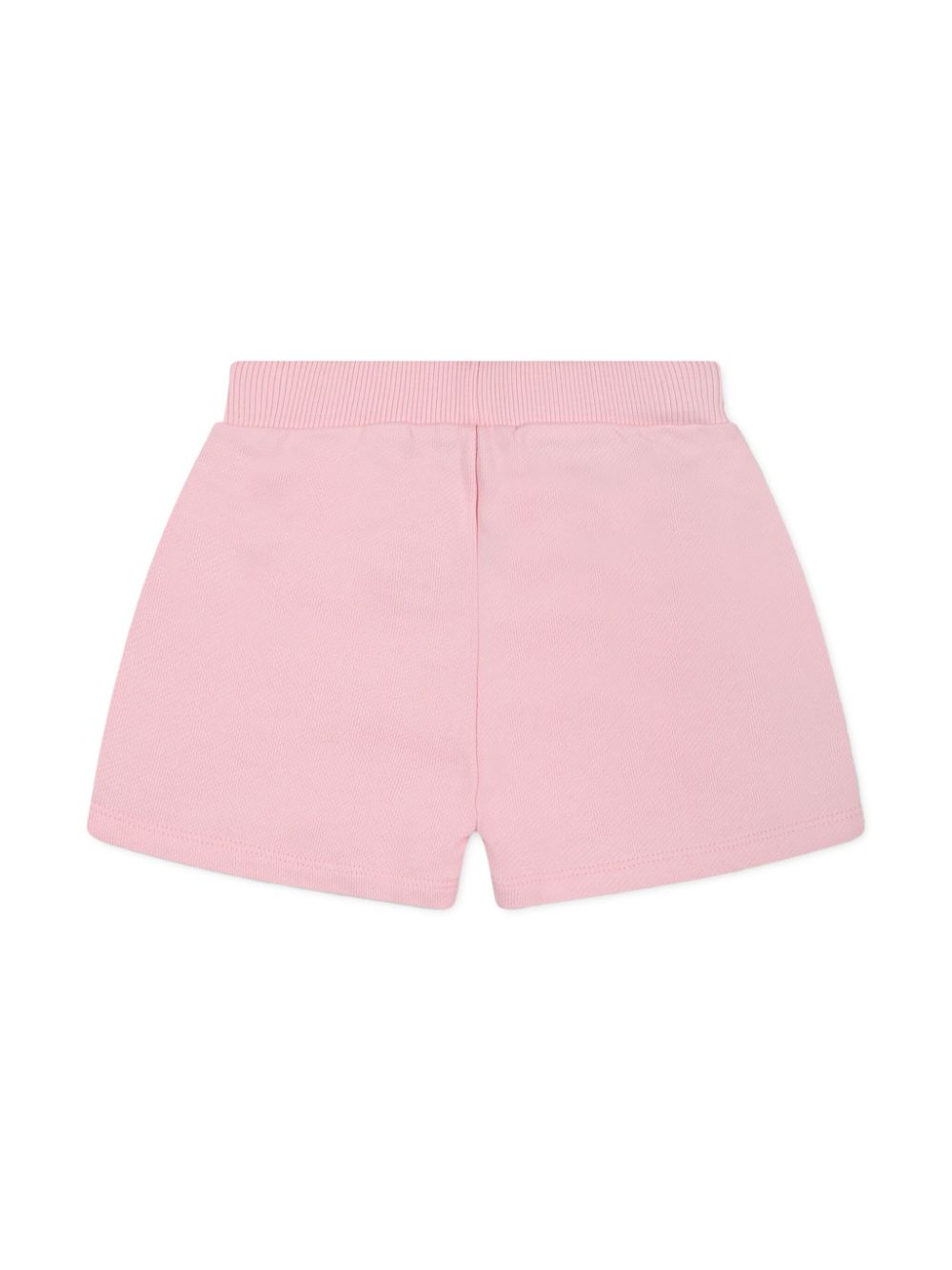 Balmain Kids logo-embossed buttons shorts - Roze