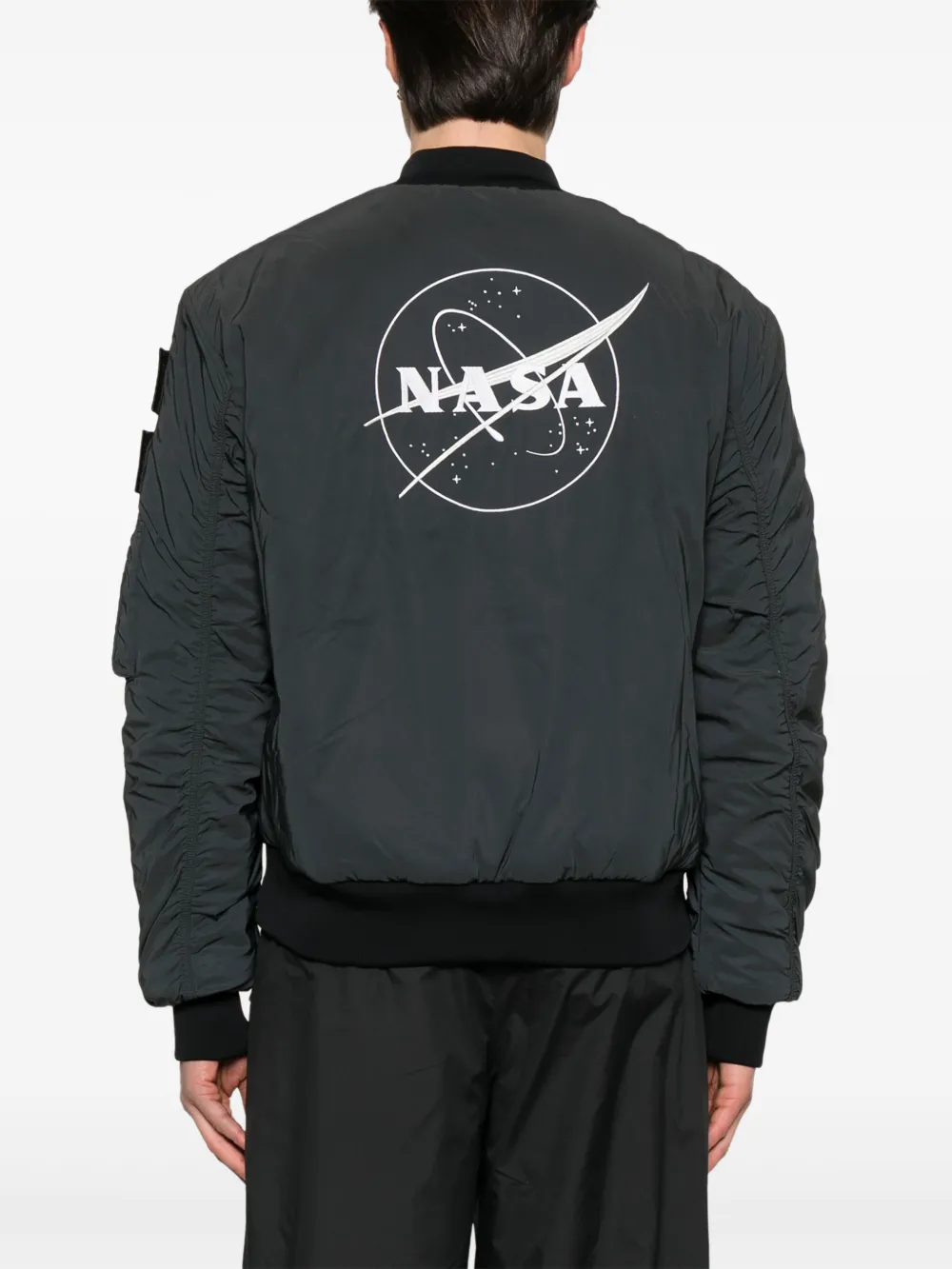 adidas x Juventas bomberjack met NASA-print Grijs
