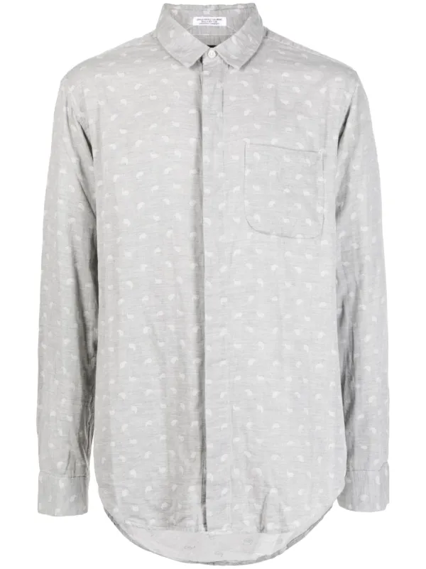 新品未使用 Engineered Garments シャツ ペイズリー Engineered Garments ペイズリー シャツ | グレー | FARFETCH JP
