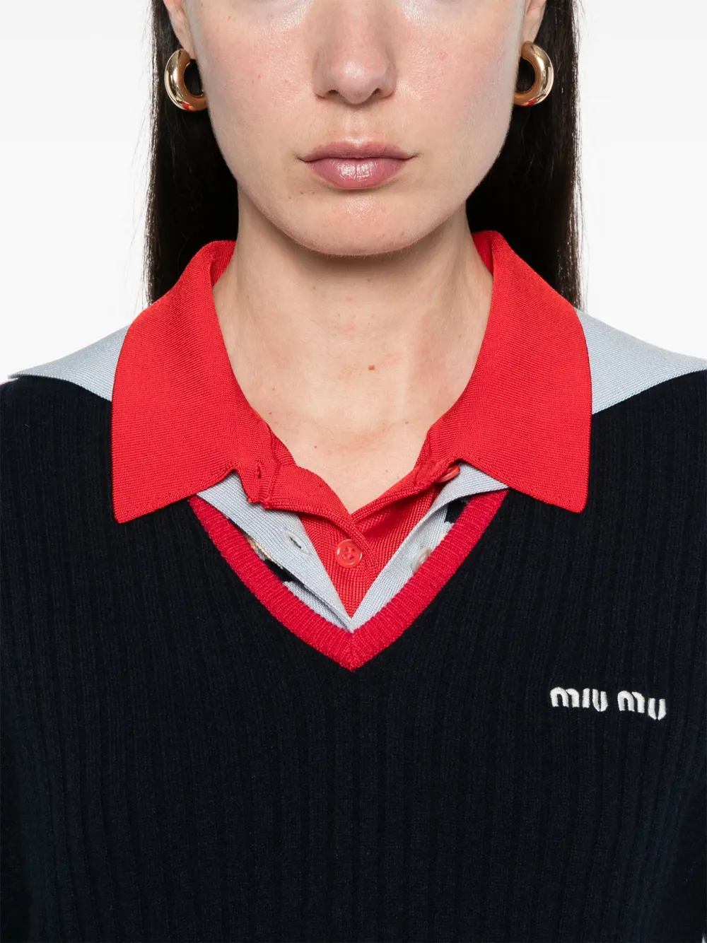 Miu Kasjmier trui Blauw
