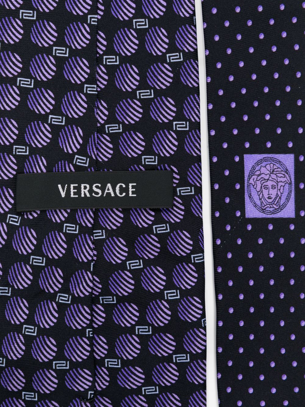 Versace Pre-Owned 2000s silk tie - Black