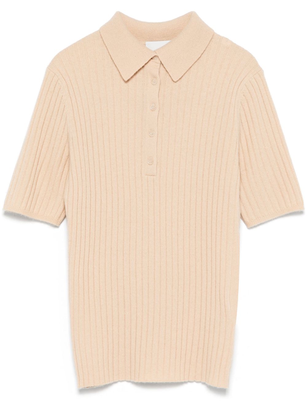 Allude cashmere polo shirt - Neutrals