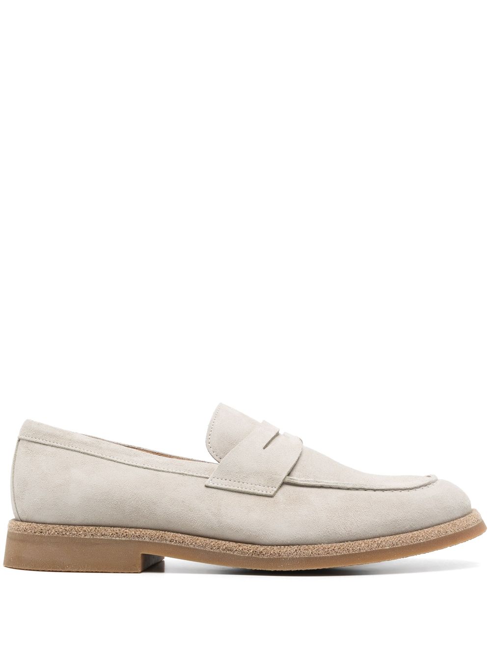 Eleventy suede loafers - Neutrals