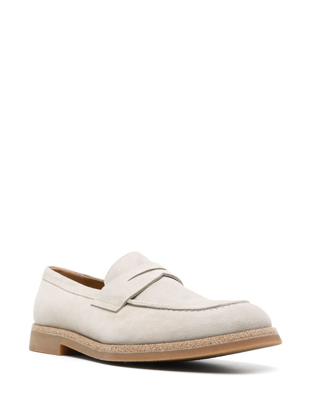 Eleventy suede loafers - Beige