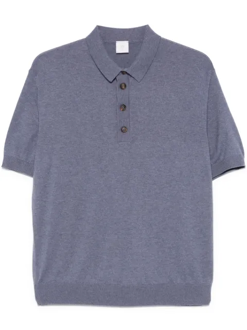 Eleventy fine-knit polo shirt