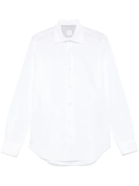 Eleventy slub-texture shirt