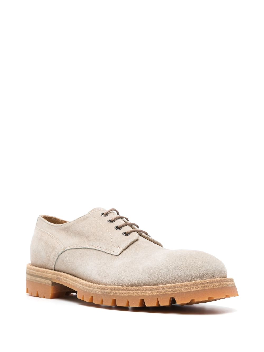 Eleventy suede Derby shoes - Beige