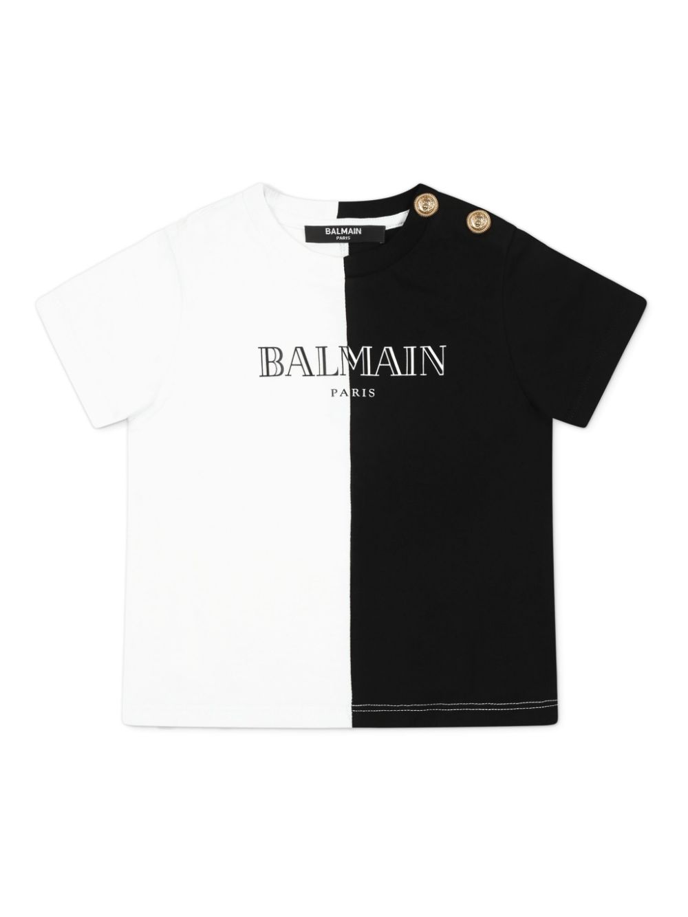 Balmain Kids T-shirt met logoprint Wit