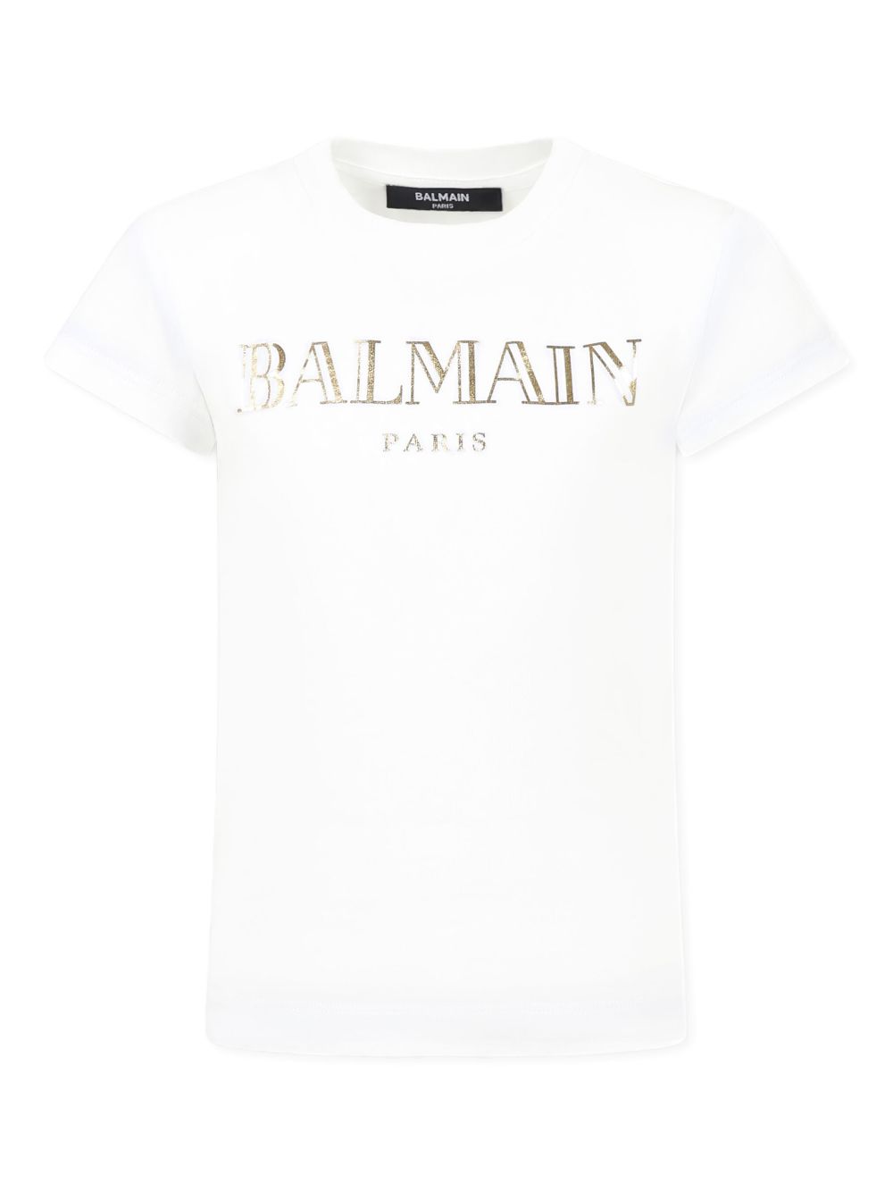 Balmain Kids logo-print T-shirt - White