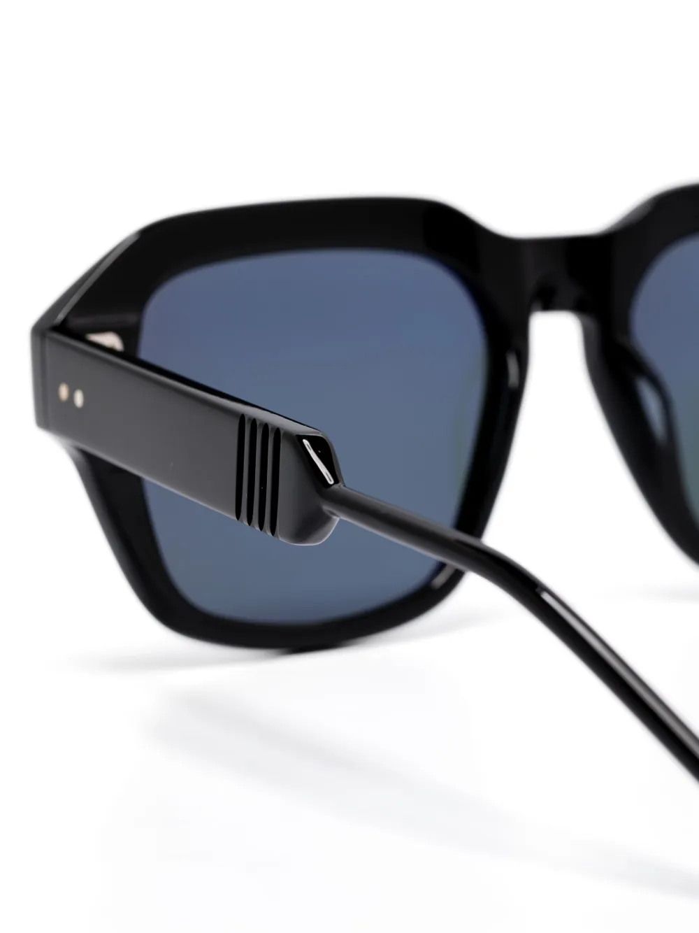 Thom Browne Eyewear Zonnebril met oversized montuur Zwart
