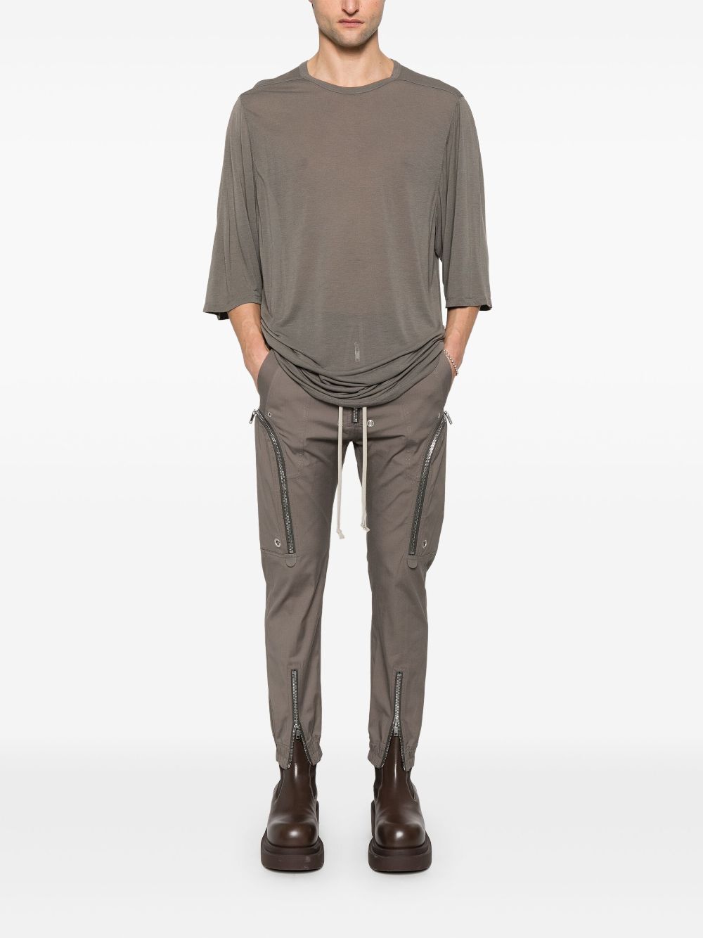 Rick Owens Bauhaus broek - Bruin