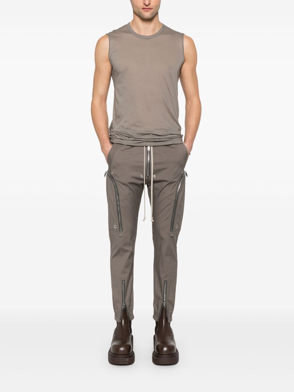 Rick Owens Tanktop van biologisch katoen - Bruin