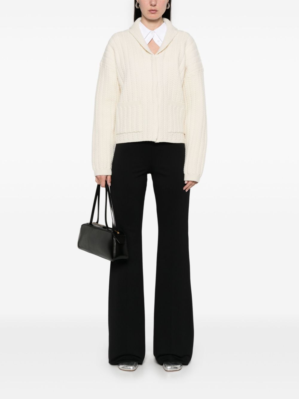 Sportmax Tubinga cardigan - Wit