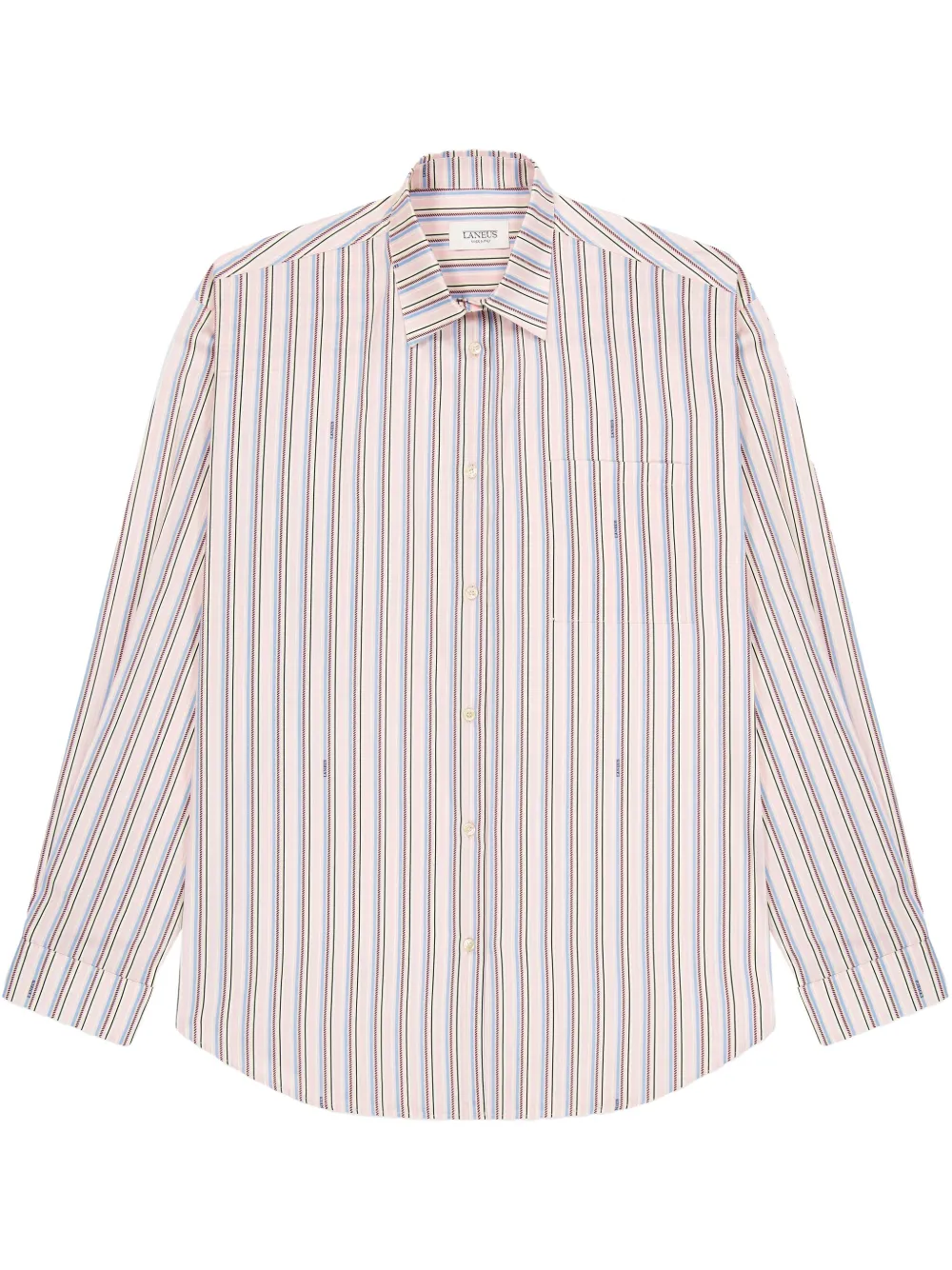 Laneus camisa oversize con rayas estampadas | rosado | Image 1
